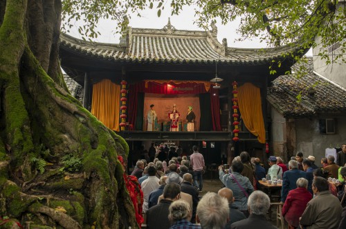 谢天明 古镇古戏